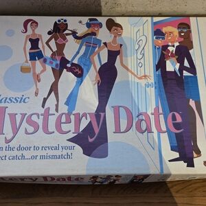 Classic Mystery Date Board Game Box - Pink & Blue Artwork